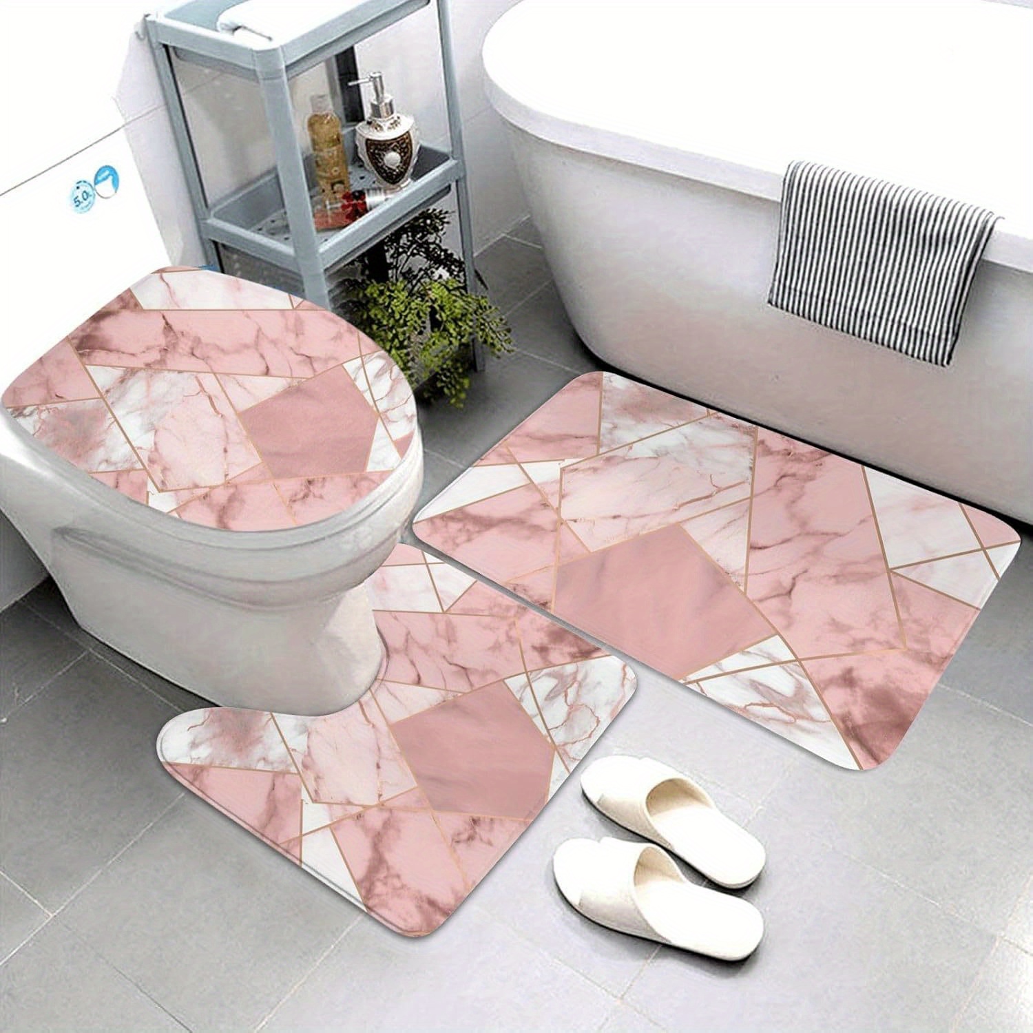 Home Made Bathroom Vanity - Set di Tappetini da Bagno in