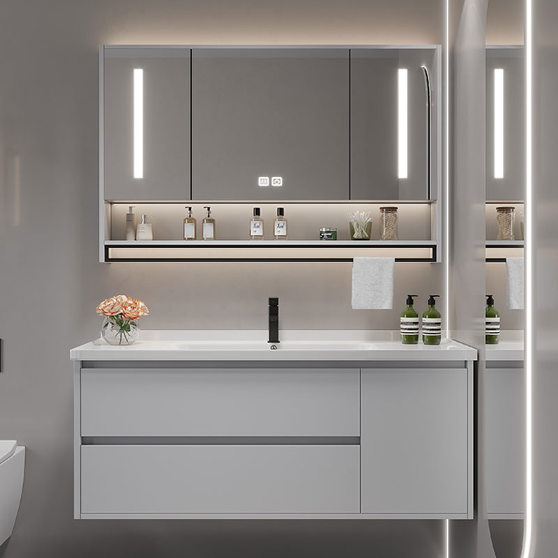 Home Bathroom Vanity Combo - Vanità da bagno con divisorio vintage
