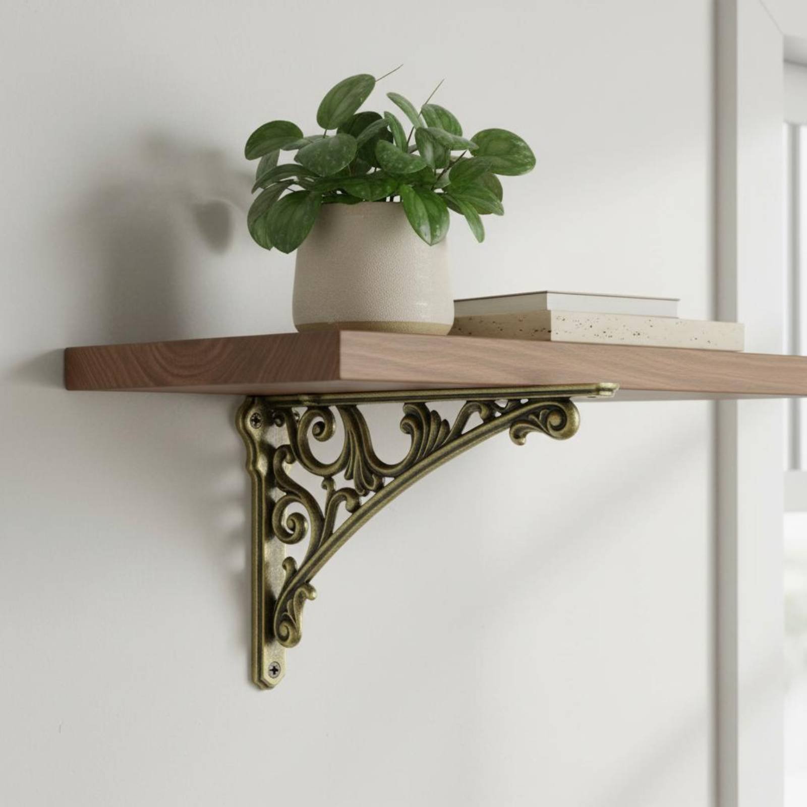 Home Bathroom Hardware - Supporto Triangolare in Metallo Rinforzato Stile