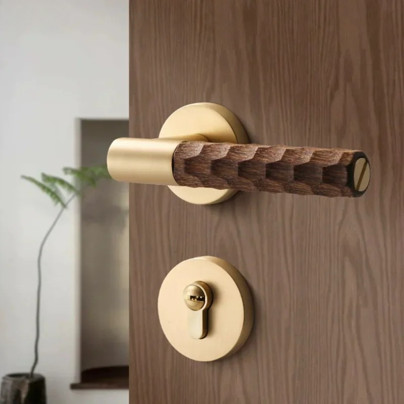 Home Bathroom Hardware - Maniglia per porta in legno Serratura