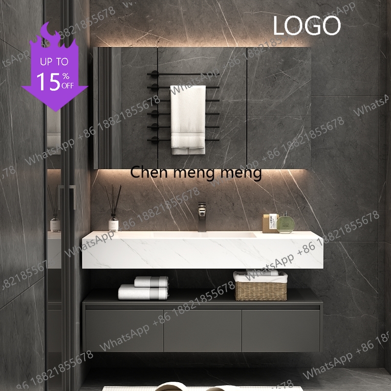 Home Bathroom Vanity Combo - Mobile bagno D80 bianco per cura