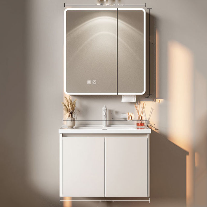 Home Bathroom Vanity Combo - Mobile da Bagno di Lusso Bianco,