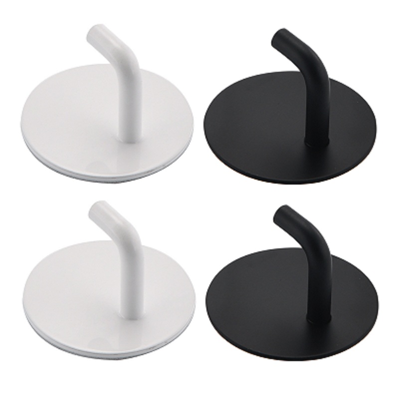 Home Bathroom Key - 2 pezzi in acciaio inossidabile nero/bianco