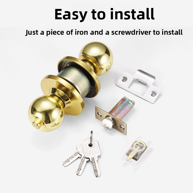 Home Bathroom Hardware - Serratura Sferica Universale in Acciaio Inossidabile