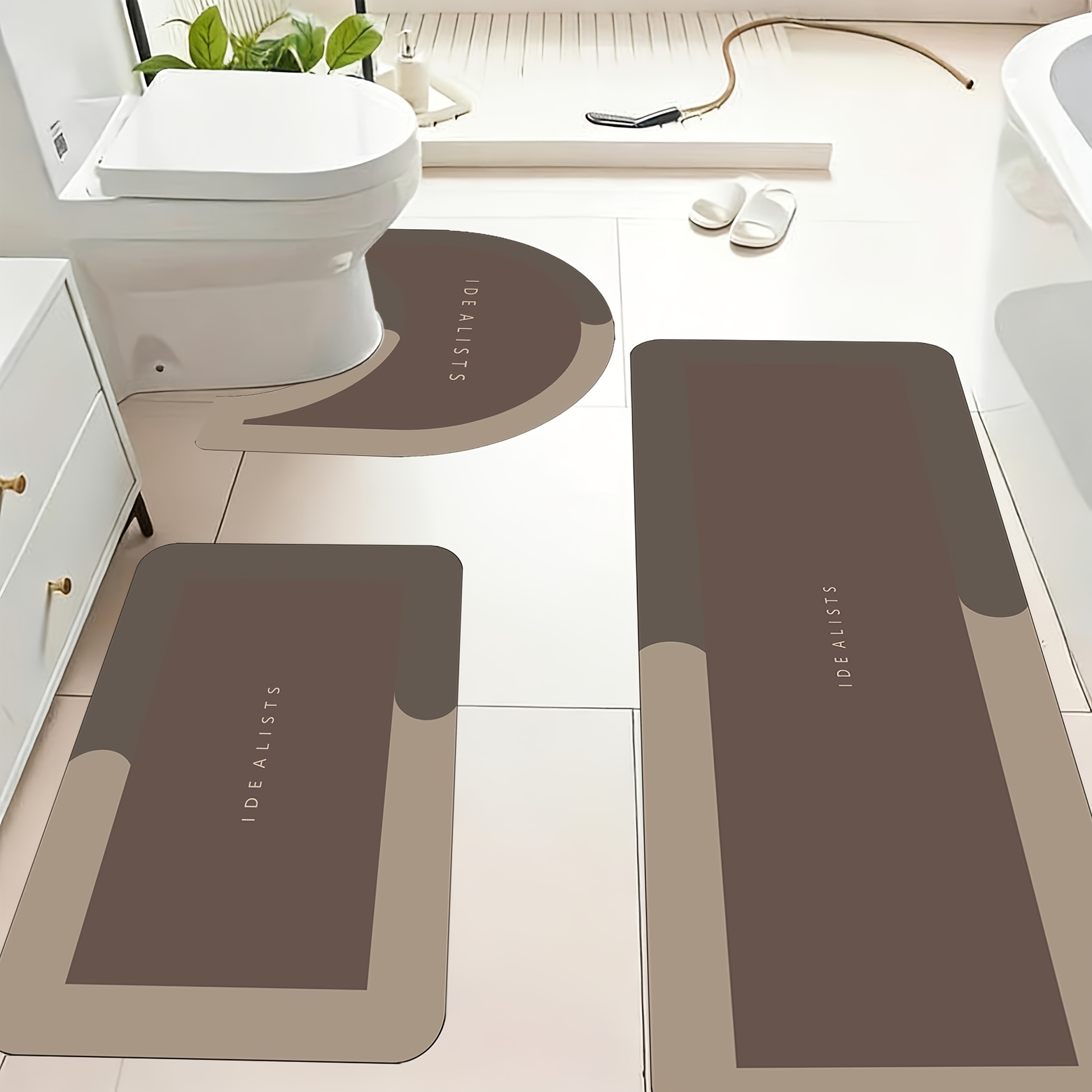 Home Made Bathroom Vanity - Set di Tappetini da Bagno Moderni