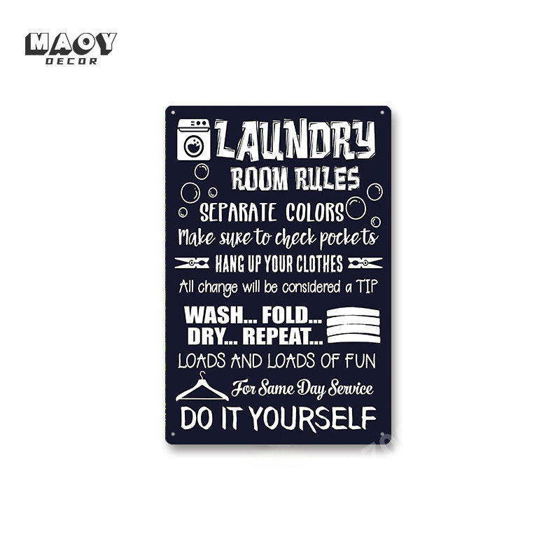 Targa in Metallo con Slogan, D - Home Bathroom Wall Art recensione e prezzo