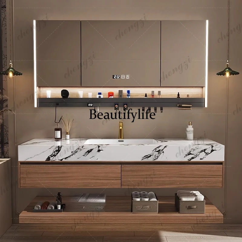 Mobile bagno in legno M02 con  - Home Bathroom Vanity Combo recensione e prezzo