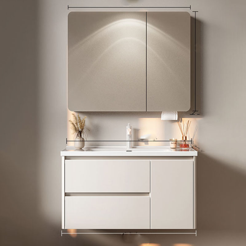 Mobile da Bagno di Lusso Bianc - Home Bathroom Vanity Combo recensione e prezzo