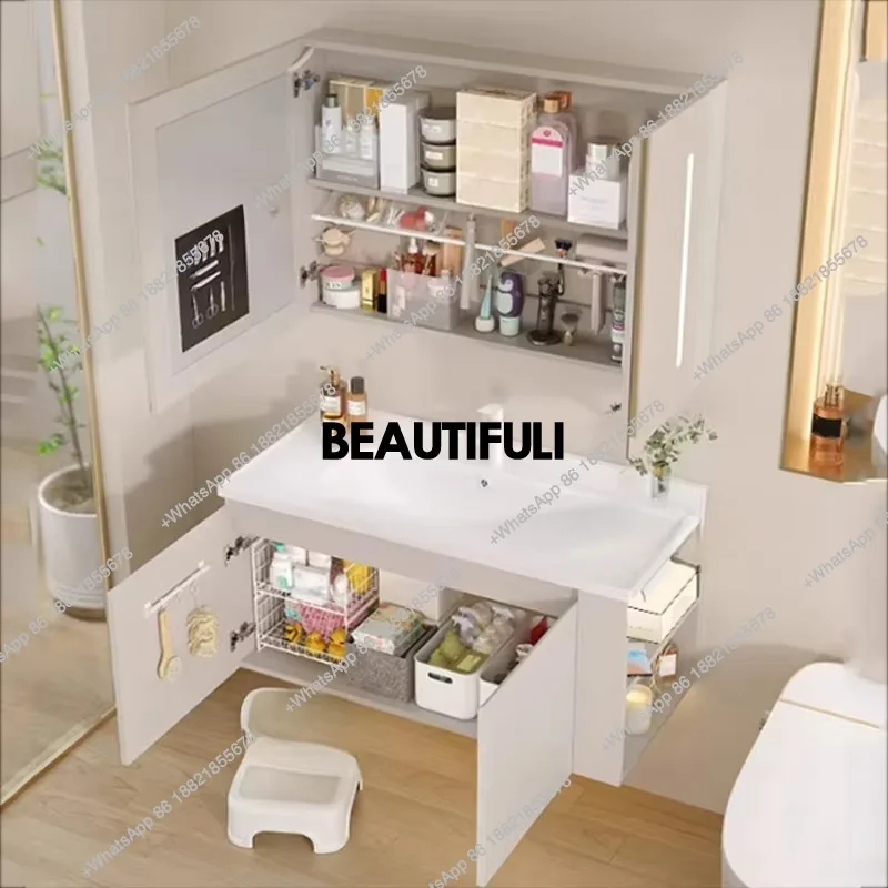 a17 Specchio per WC Armadietto - Home Bathroom Vanity Combo recensione e prezzo