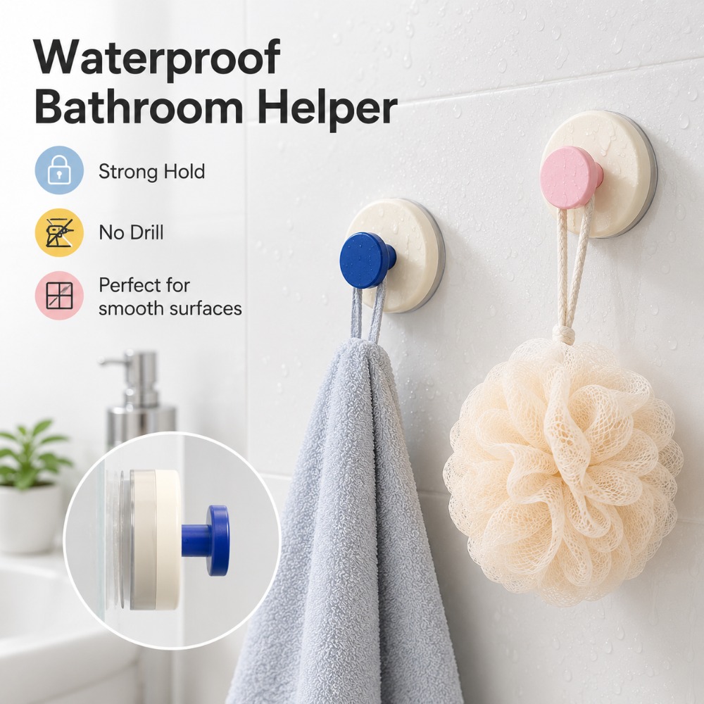 Gancio a ventosa resistente e  - Home Bathroom Key recensione e prezzo