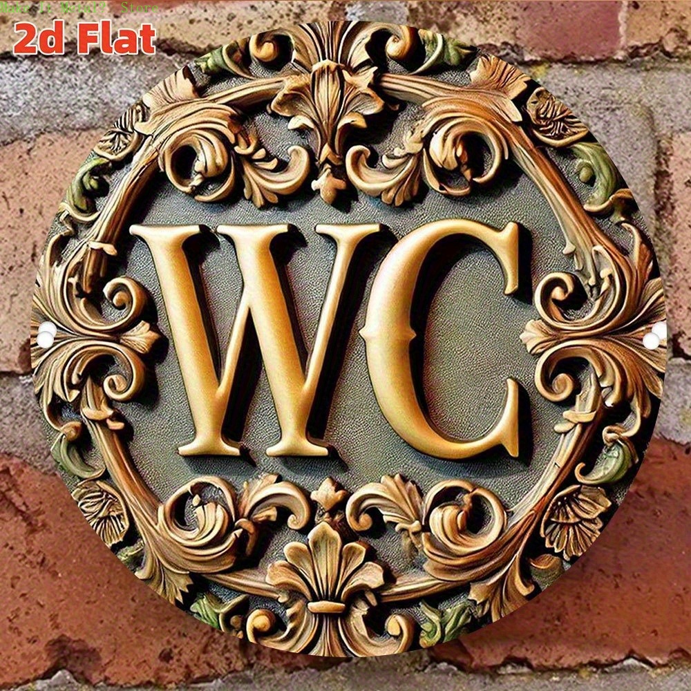 Insegna da Bagno Rotonda in Me - Home Bathroom Wall Art recensione e prezzo