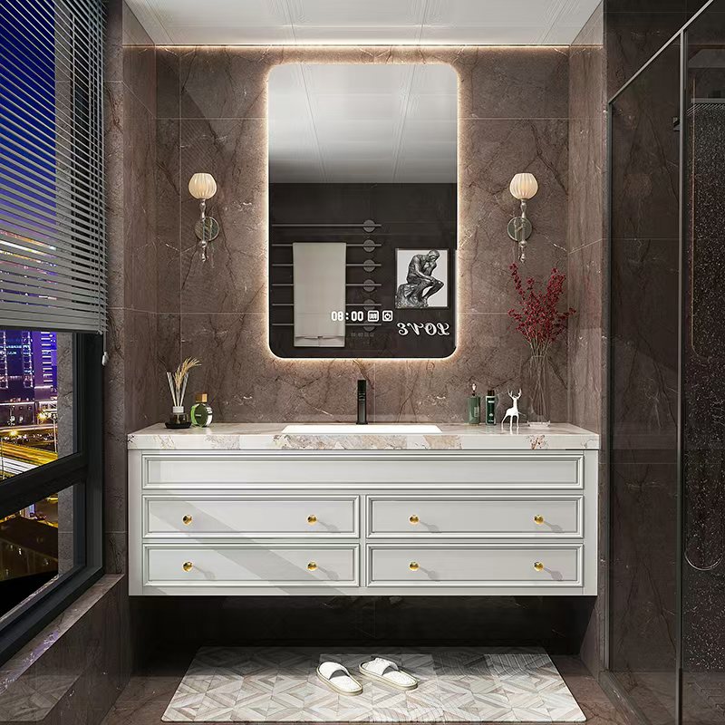 Mobiletto da bagno rustico ret - Home Bathroom Vanity Combo recensione e prezzo