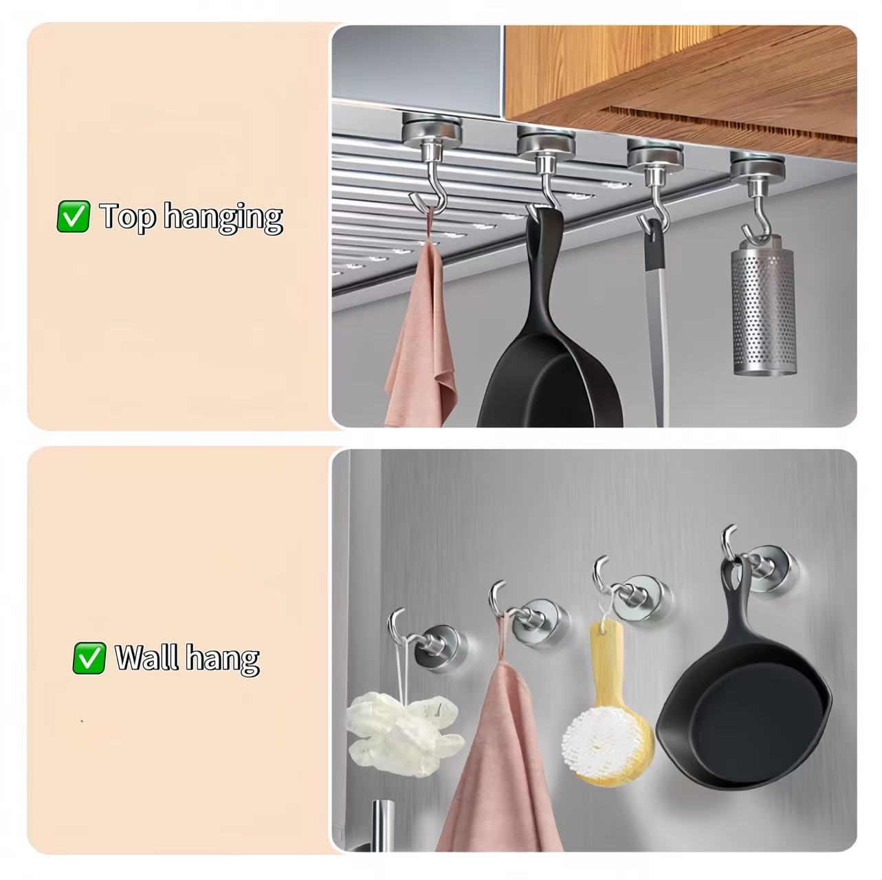 1-10-20PCS Ganci magnetici res - Home Bathroom Key recensione e prezzo